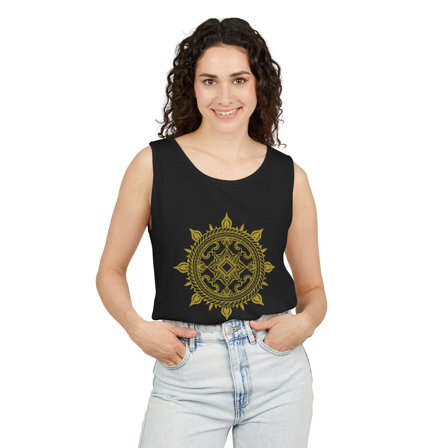 Filipino Tribal Tank Top - Tribal Sun Mandala Tank