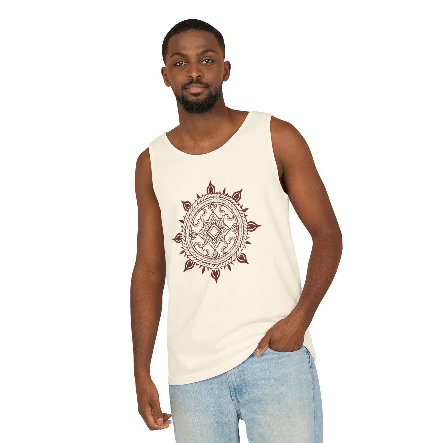 Filipino Tribal Tank Top - Tribal Sun Mandala Tank