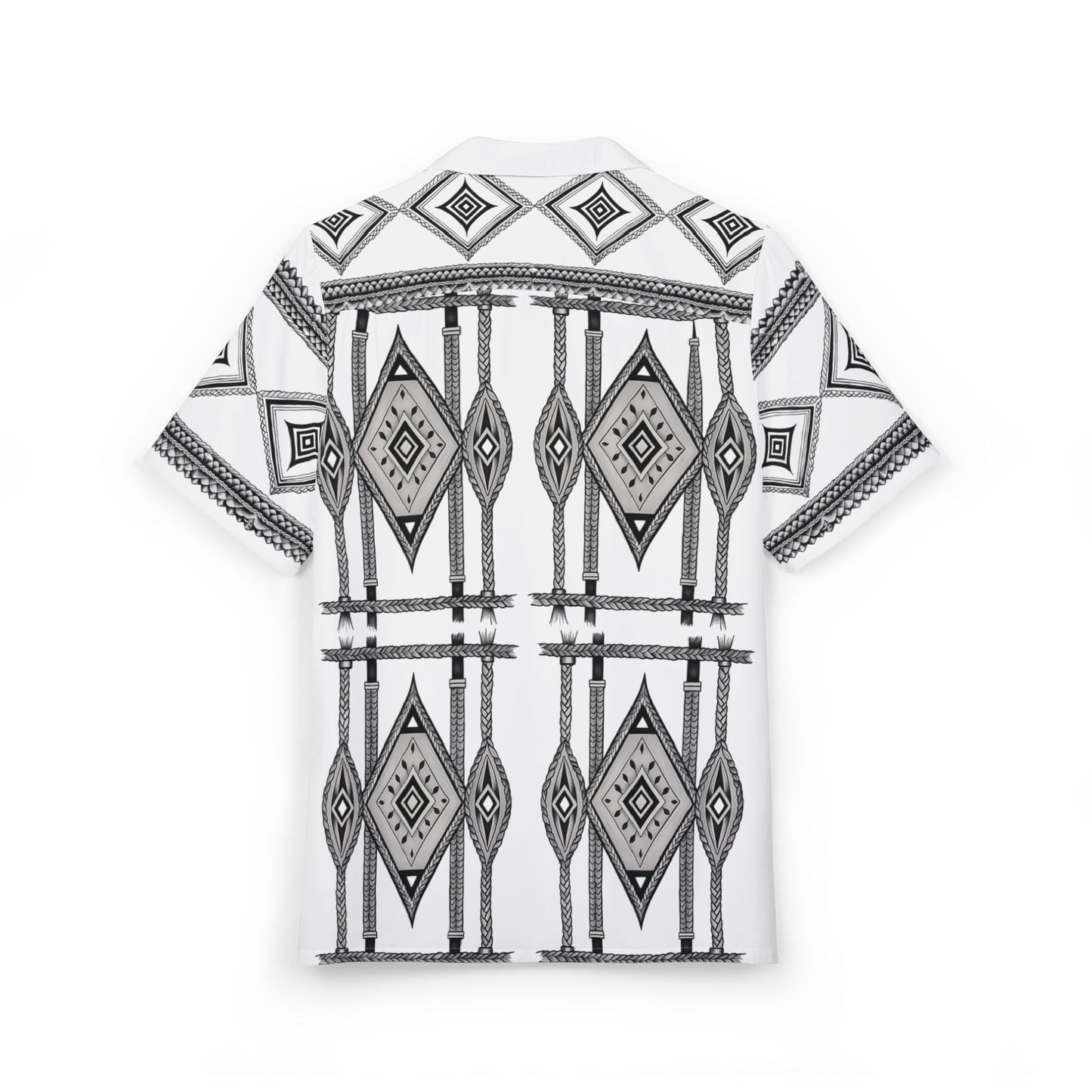 Filipino Tribal Weave Shirt - Alon Diamond Pattern