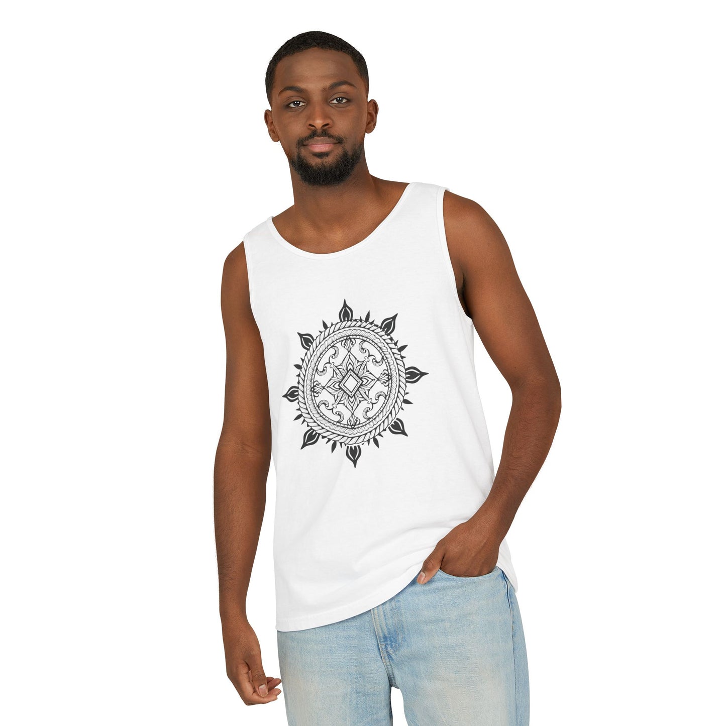 Filipino Tribal Tank Top - Tribal Sun Mandala Tank