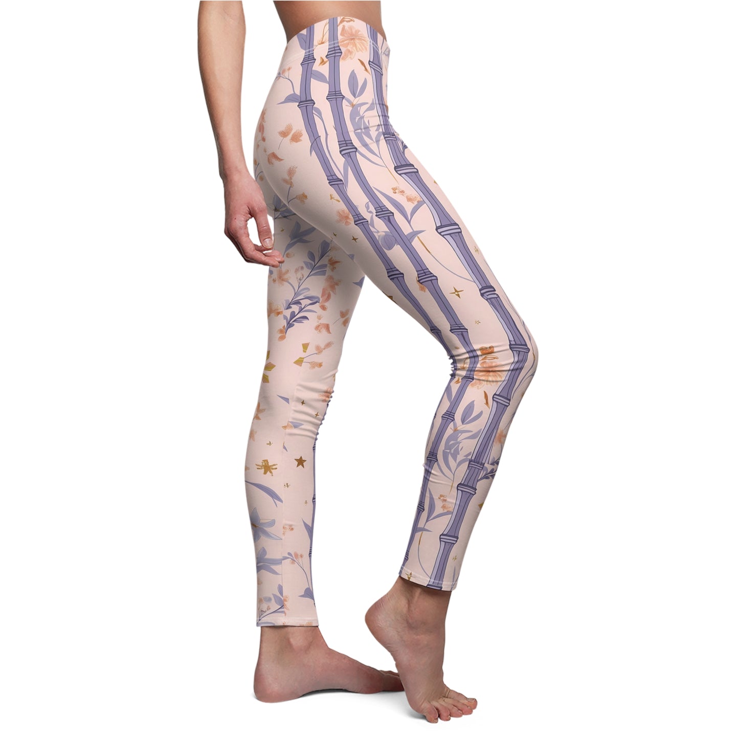 Filipino Bamboo Leggings -Sining Bamboo Bloom Leggings