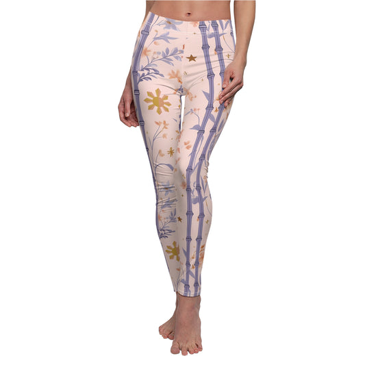 Filipino Bamboo Leggings -Sining Bamboo Bloom Leggings