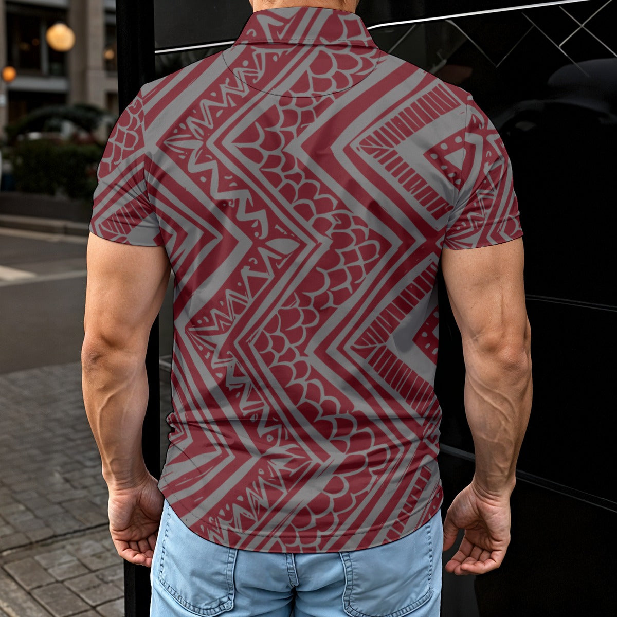 Kalakasan Tribal Script Polo Shirt