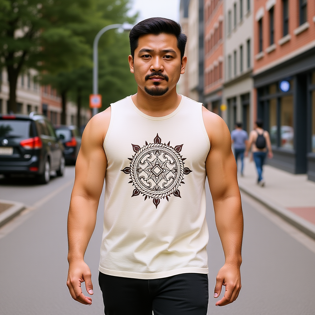 Filipino Tribal Tank Top - Tribal Sun Mandala Tank