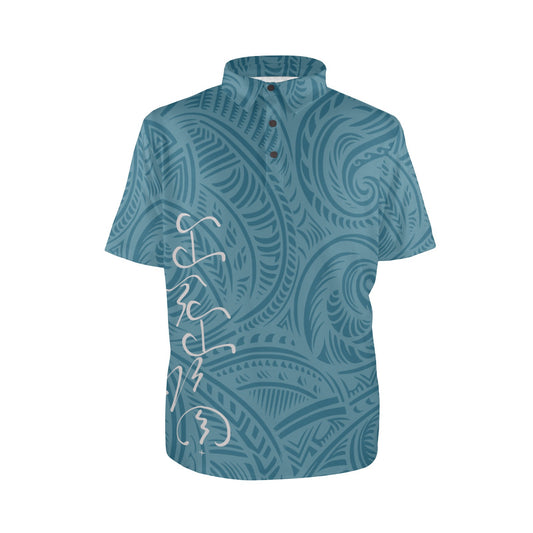 Kalakasan Tribal Script Polo Shirt