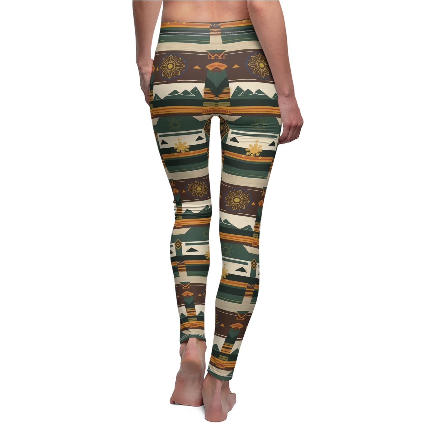 Filipino Tribal Leggings - Katkat Mountain Design