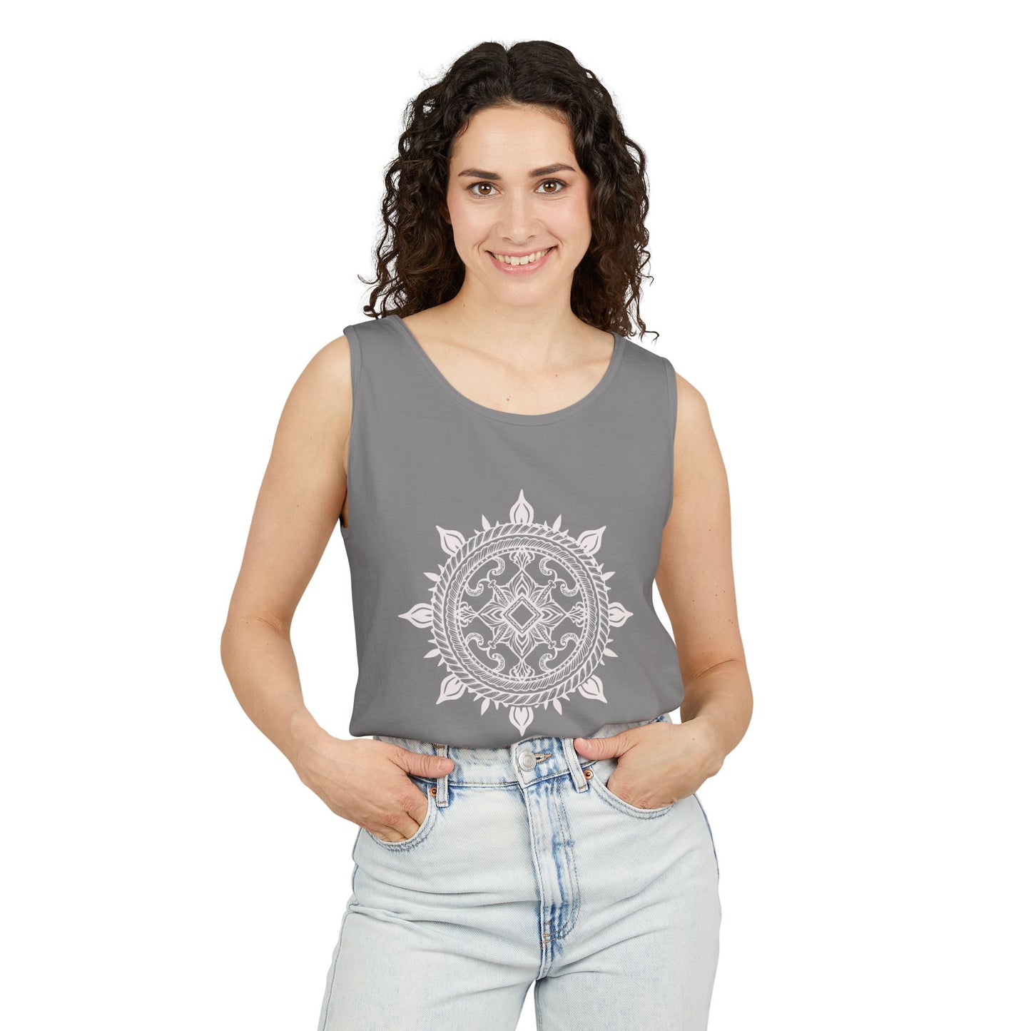 Filipino Tribal Tank Top - Tribal Sun Mandala Tank