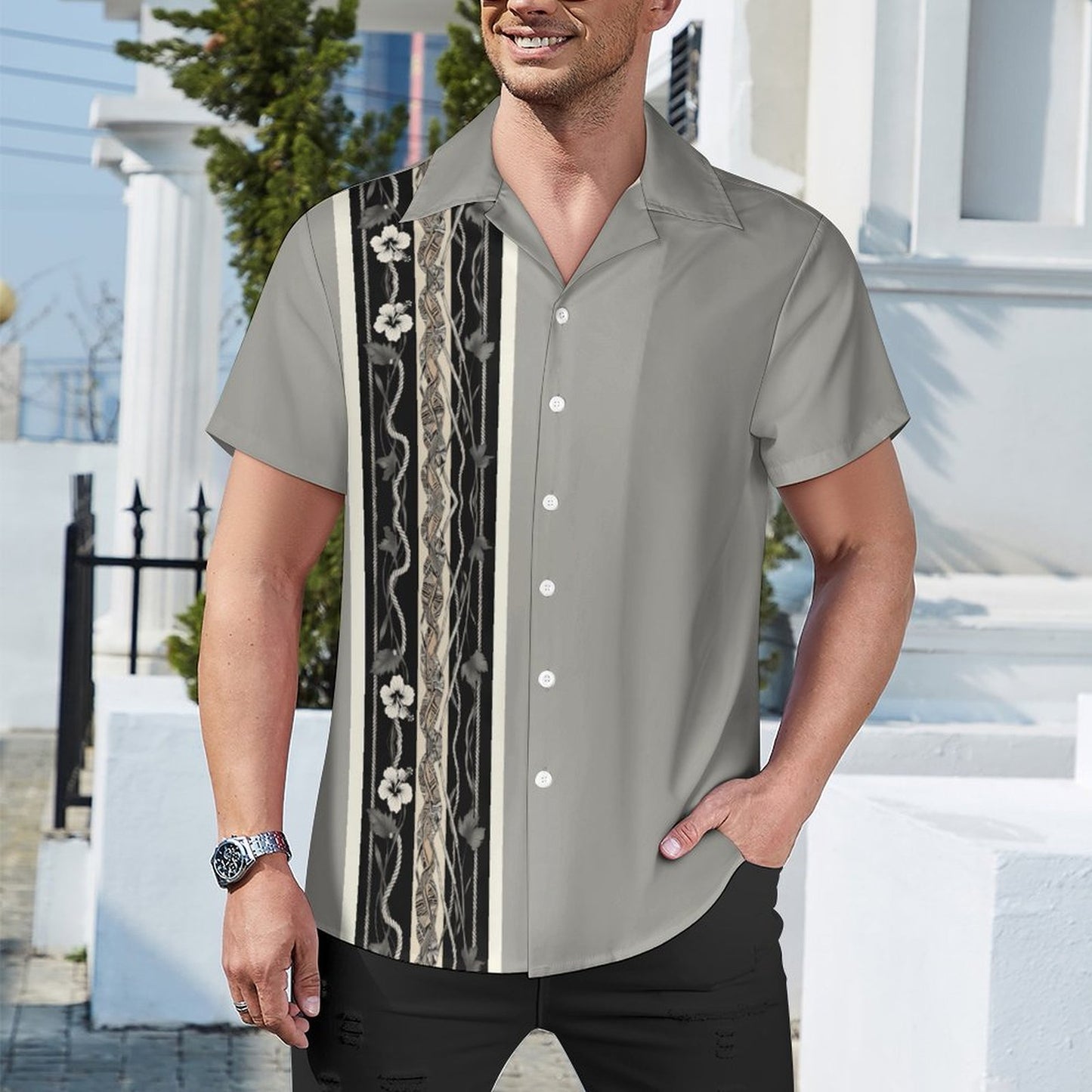 Filipino Barong Shirt - Harana Barong Stripe Shirt