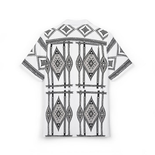Filipino Tribal Weave Shirt - Alon Diamond Pattern