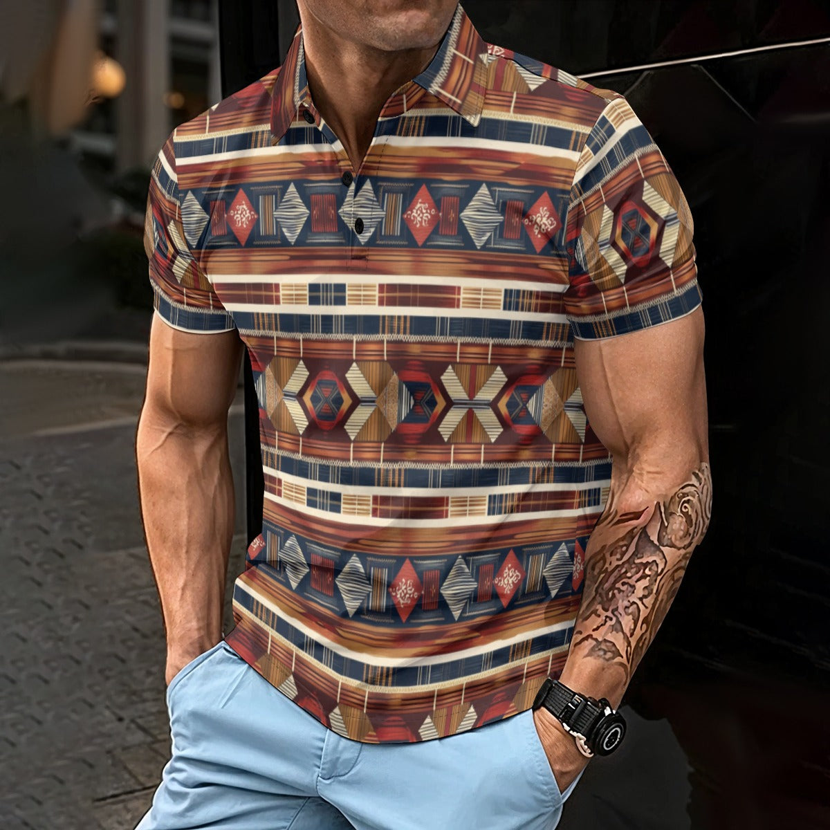 Ifugao Sunset Warrior Polo