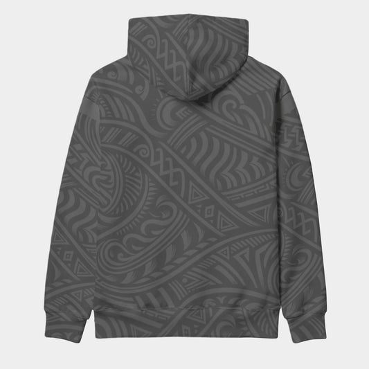 Philippine Eagle Hoodie – Tribal Map Graphic with Sun & Flag Eco-friendly Unisex Pullover Hoodie