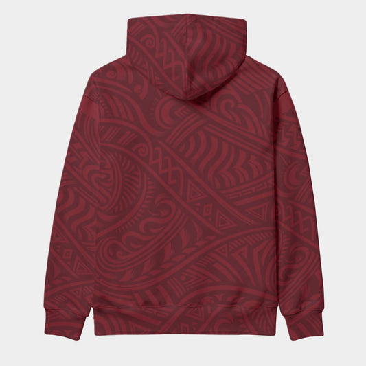 Philippine Eagle Hoodie – Tribal Map Graphic with Sun & Flag Eco-friendly Unisex Pullover Hoodie