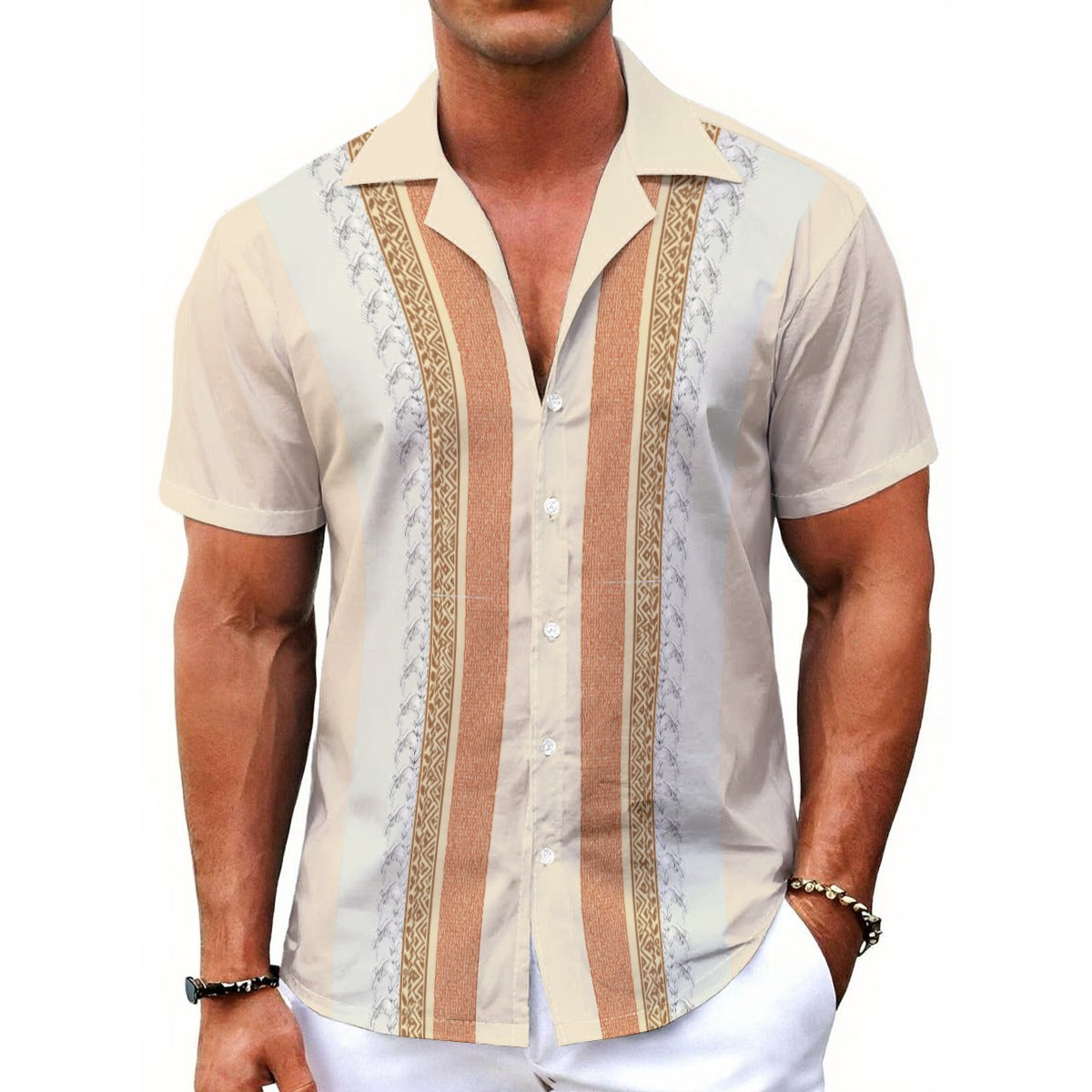 Silangan Weave Panel Shirt