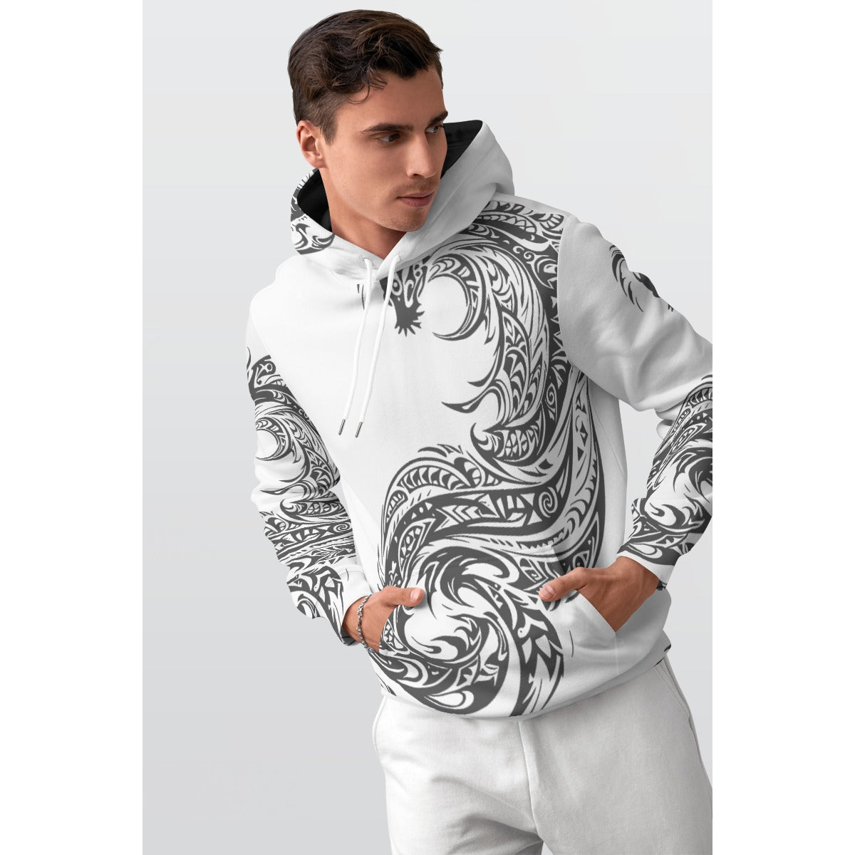 Tribal Dragon Tattoo Hoodie