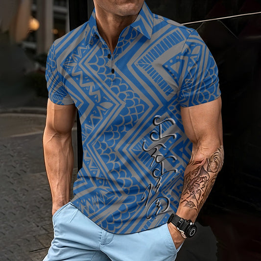 Kalakasan Tribal Script Polo Shirt
