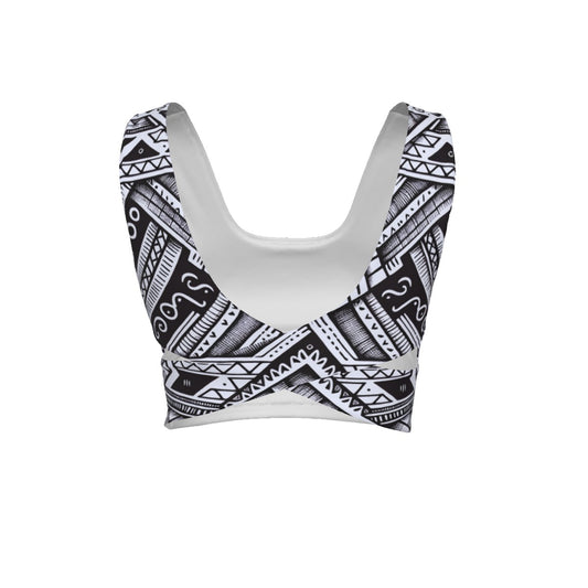 Tribal Bloom Activewear Sports Bra