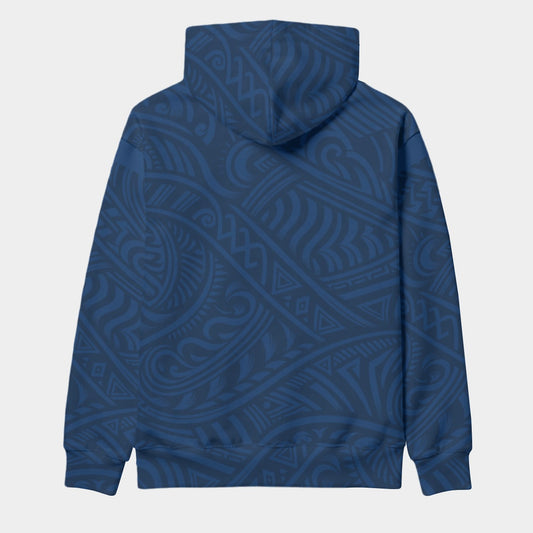 Philippine Eagle Hoodie – Tribal Map Graphic with Sun & Flag Eco-friendly Unisex Pullover Hoodie