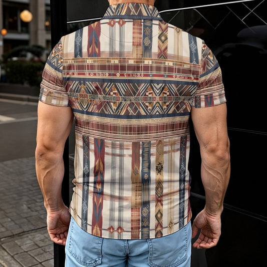 Lahi Heritage Weave Polo Shirt