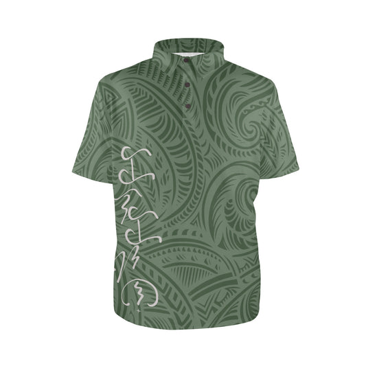 Kalakasan Tribal Script Polo Shirt