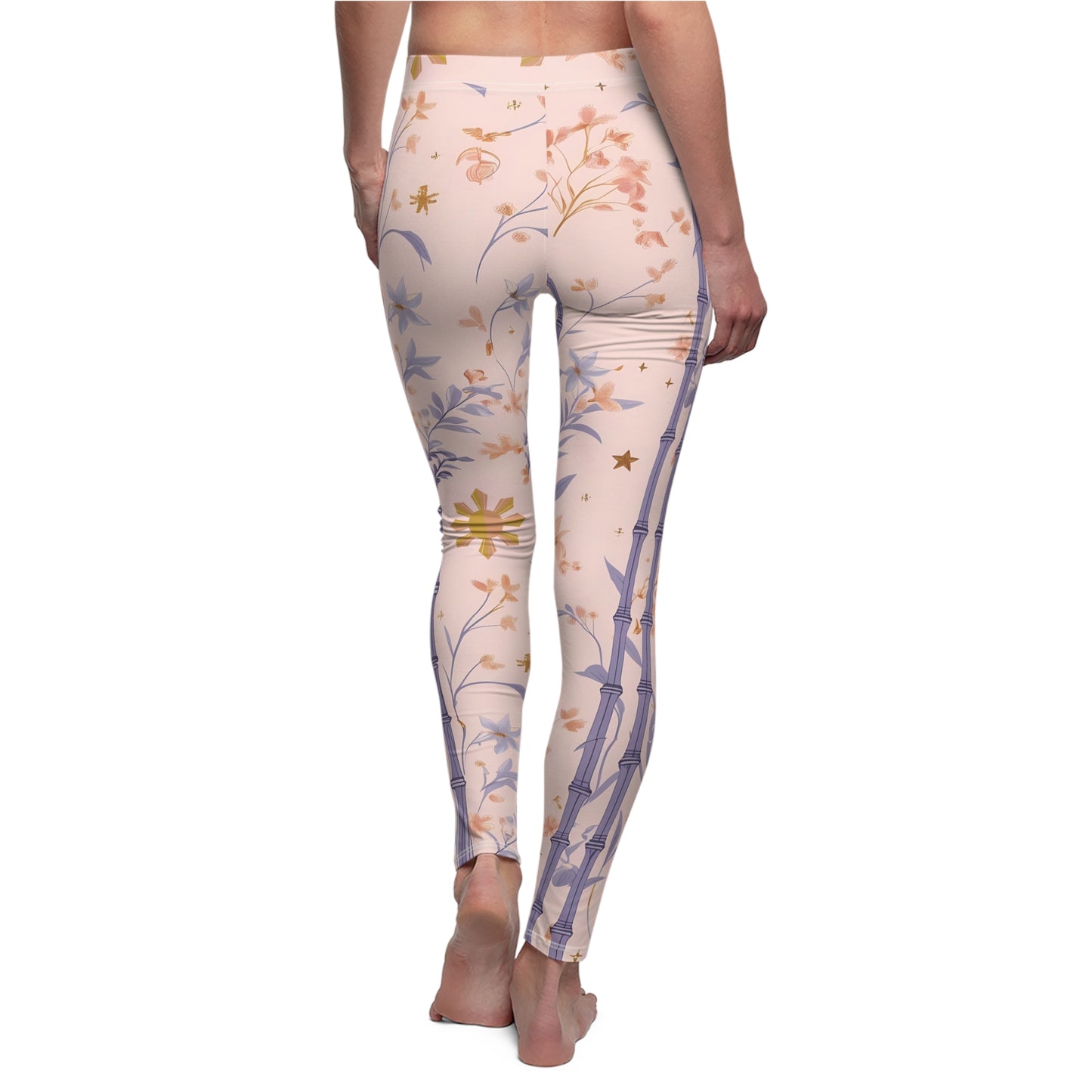 Filipino Bamboo Leggings -Sining Bamboo Bloom Leggings