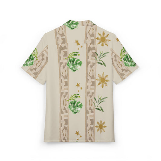 Filipino Barong-Inspired Shirt – Banayleaf Neutral Weave
