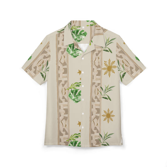 Filipino Barong-Inspired Shirt – Banayleaf Neutral Weave