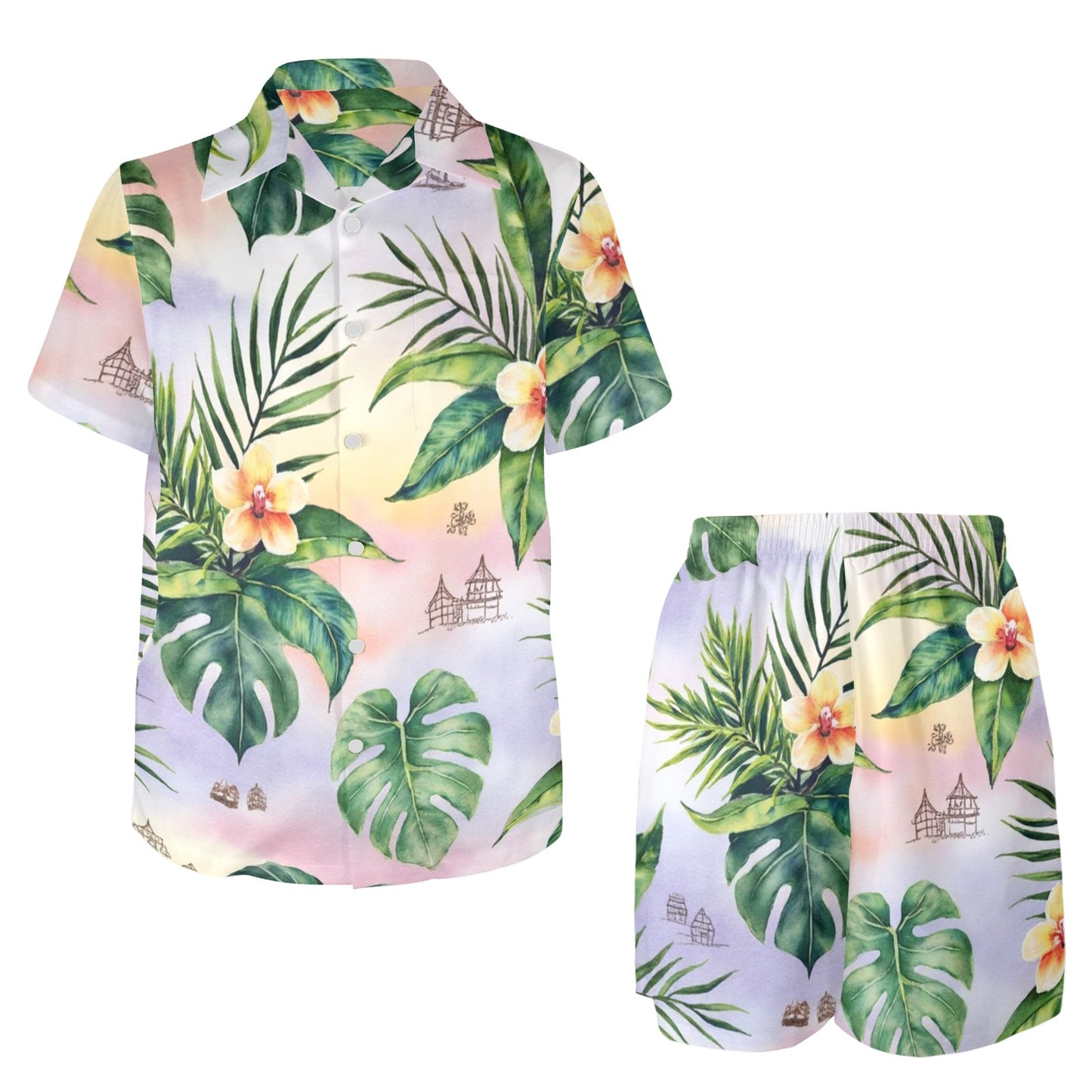 Sunset Hibiscus Filipino Island Set