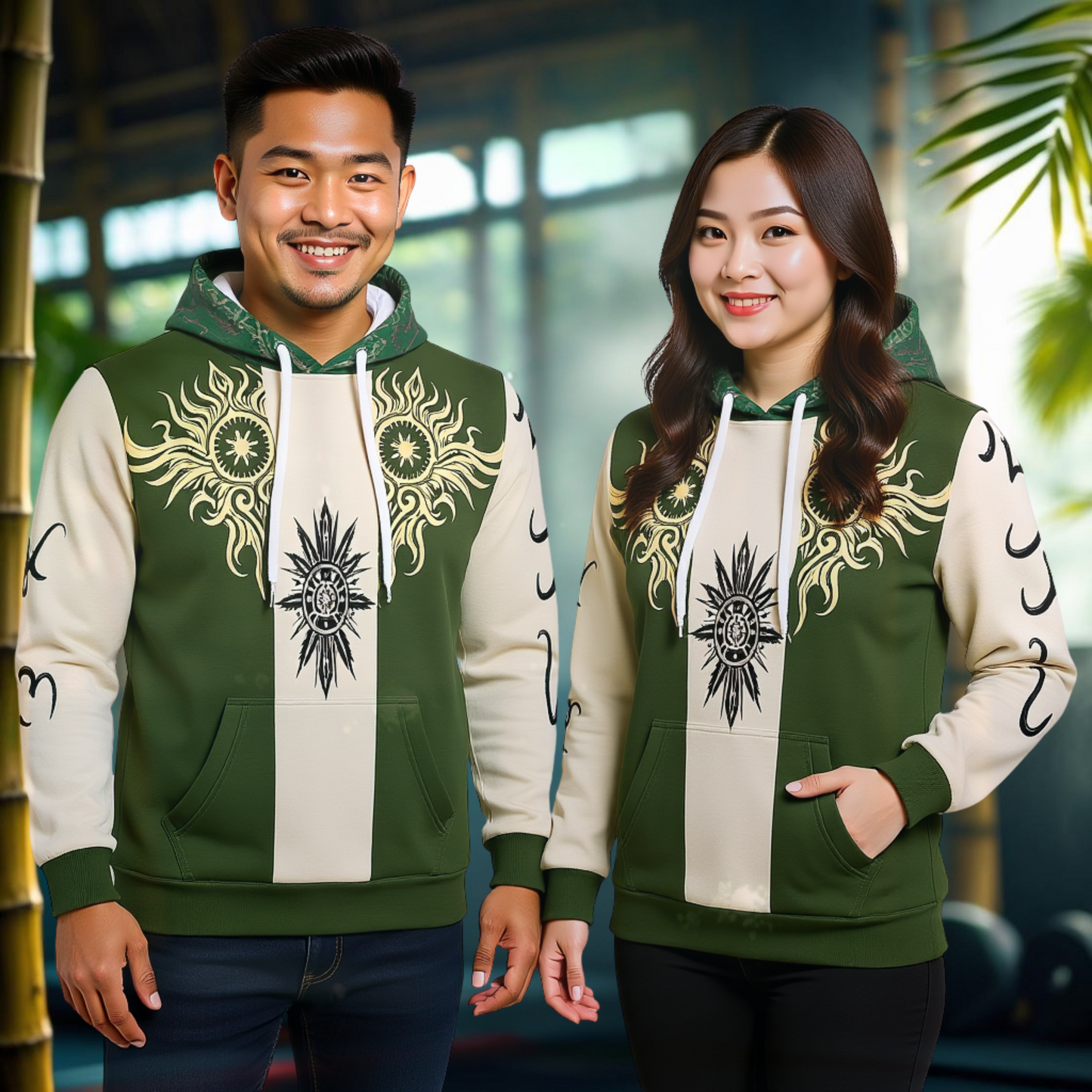 Filipino Baybayin Hoodie - Lakas Tapang Warrior