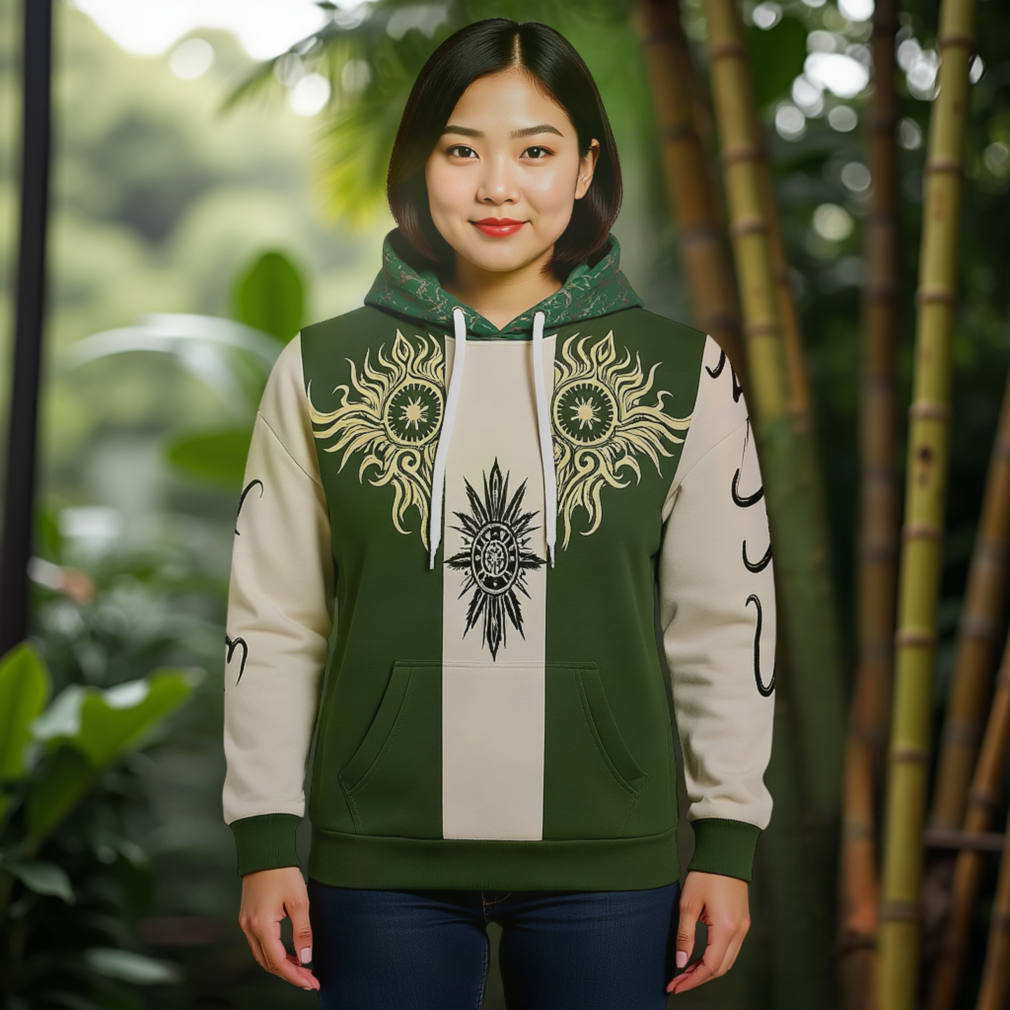 Filipino Baybayin Hoodie - Lakas Tapang Warrior